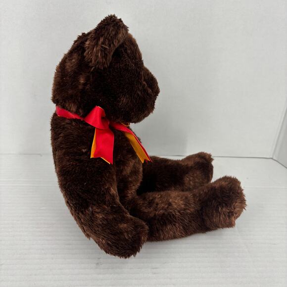Ty M. C. Beanie Buddy Bear Brown Plush Mastercard Nose 14 Inch 2005 Vintage - Picture 5 of 10
